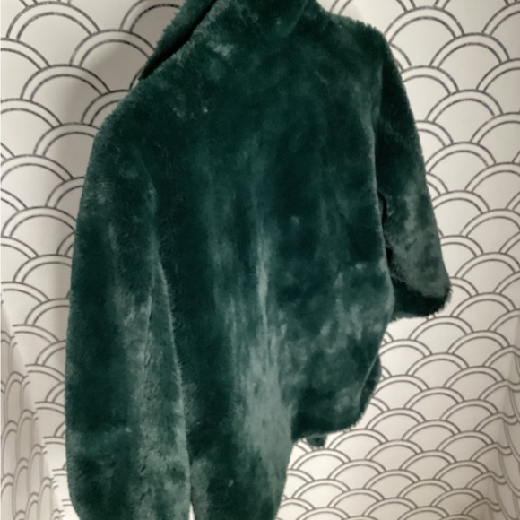 Odin Emerald Plush Teddy Jacket size medium - Picture 13 of 14